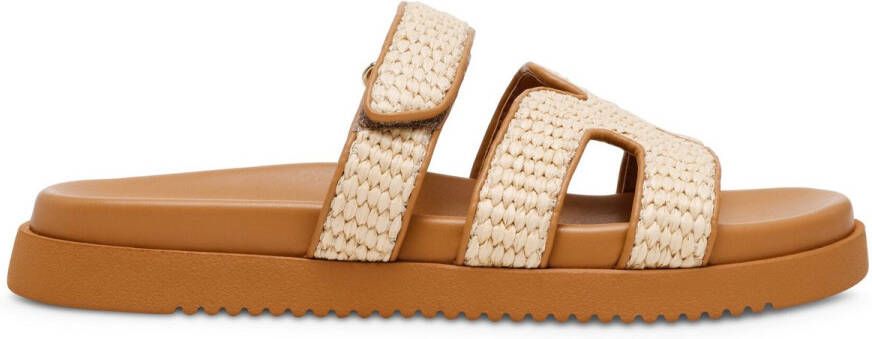 Steve Madden Leren slippers met klittenband model 'MISSILE'