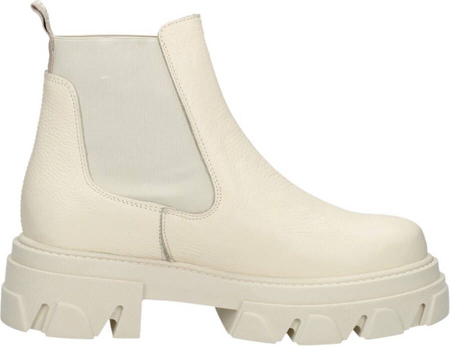 Steve Madden Mixture chunky leren chelsea boots off white - Foto 2