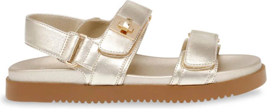 Steve Madden Mona Gold Leather Dames Sandalen SM11002535-03001