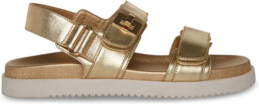 Steve Madden Mona Gold Leather Dames Sandalen SM11002535-03001