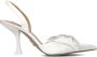 Steve Madden Witte puntige neus pumps met zilveren strik White Dames - Thumbnail 2