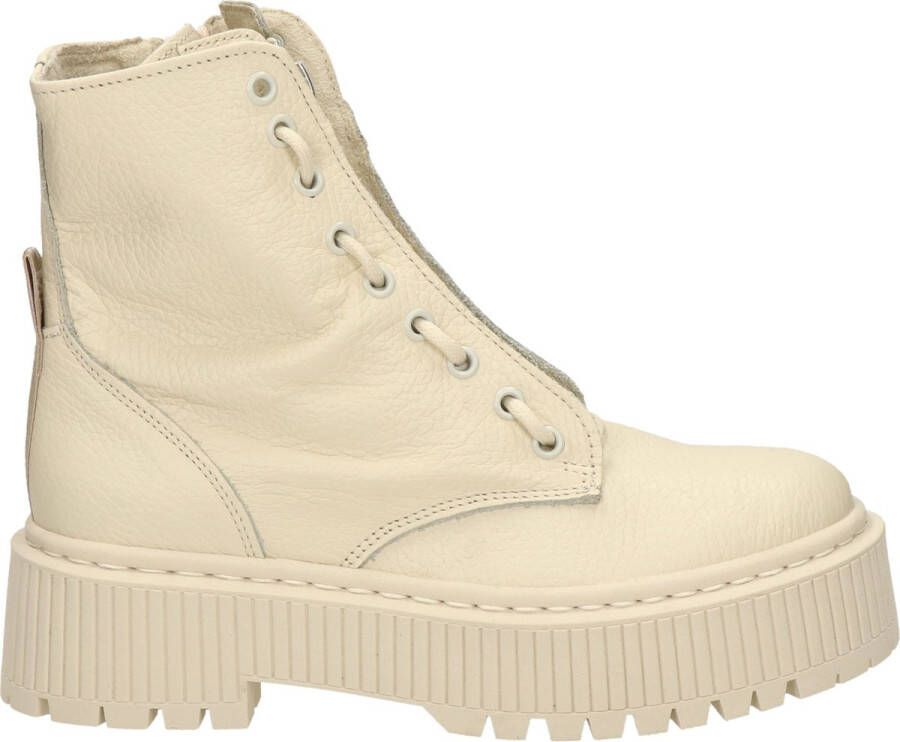 Steve Madden Odyl Veterschoenen Hoog gebroken wit - Foto 2