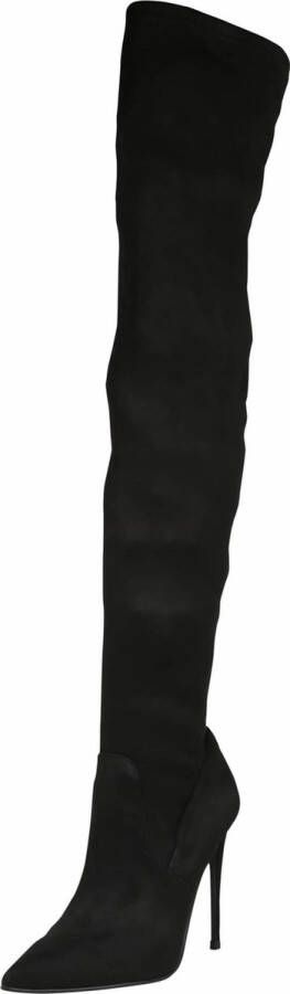 Steve Madden Modieuze Over-Knee Laarzen voor Vrouwen Black Dames