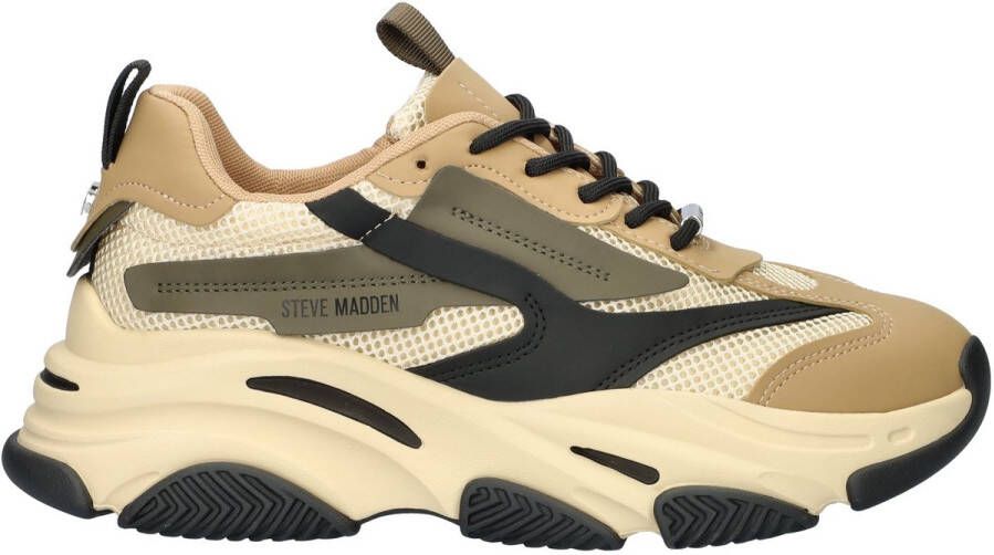 Steve Madden Heren Sneaker Bruin SM12000480 KHA Possess
