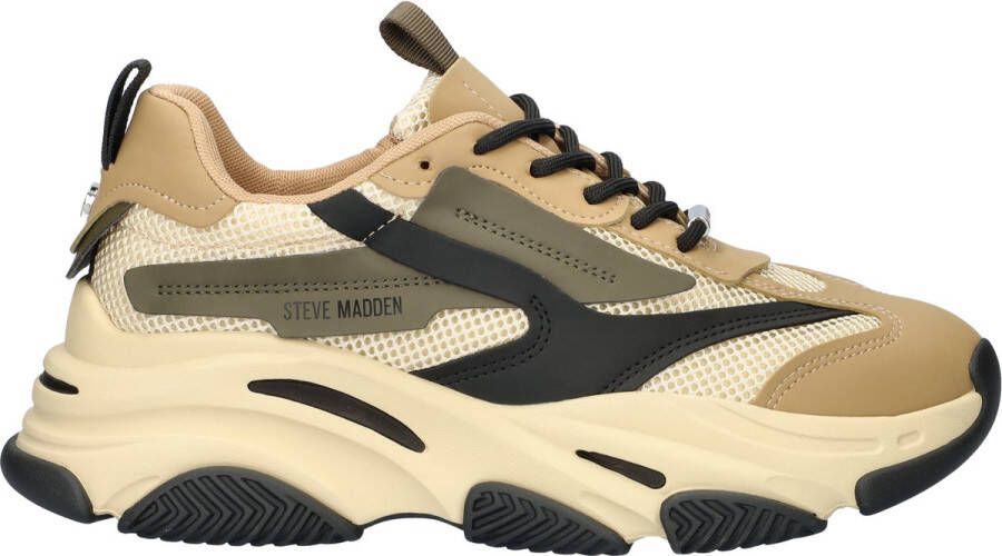 Steve Madden Heren Sneaker Bruin SM12000480 KHA Possess - Foto 1