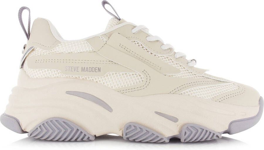 STEVE MADDEN Possession-E blue bone Blauw Kunststof Lage sneakers Dames - Foto 3