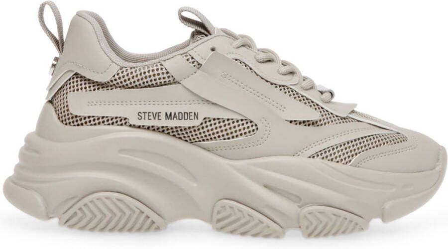 STEVE MADDEN Possession-E greige Grijs Kunststof Lage sneakers Dames - Foto 4
