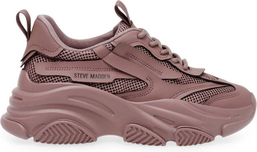 Steve Madden Possession-E Dames Sneakers Upgrade je Schoenstijl Purple Dames