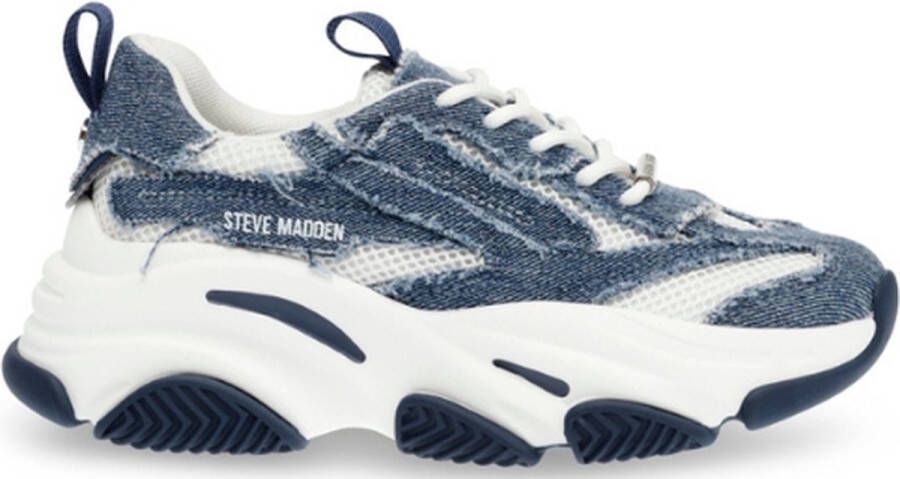 Steve Madden -Possession-E Blue Dames Sneaker SM19000033-04005-48K