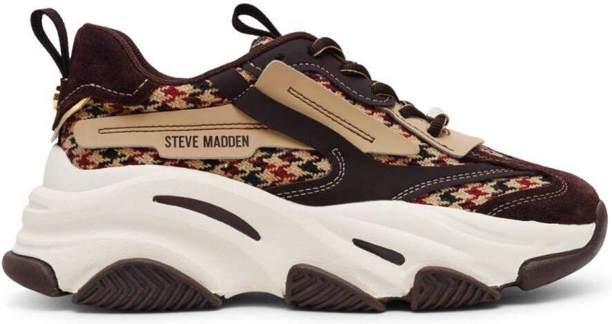 Steve Madden Possession-E Brn Plaid