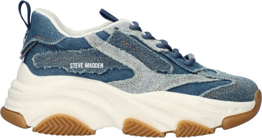 Steve Madden Possession-E dames sneaker Blauw