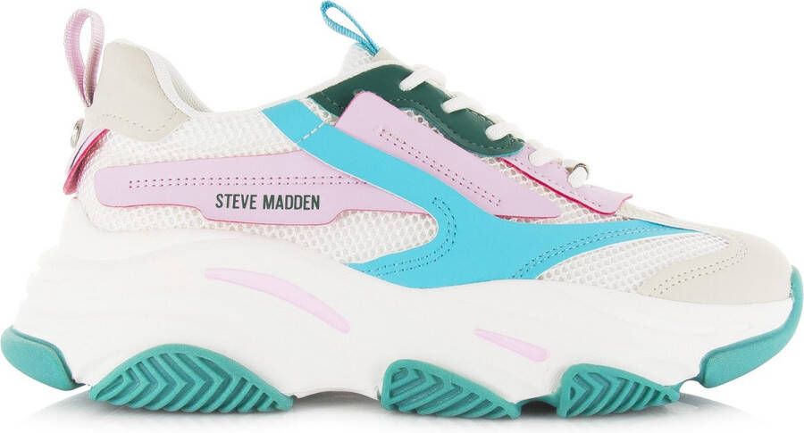 STEVE MADDEN Possession-E pink turquoise Roze Textiel Lage sneakers Dames