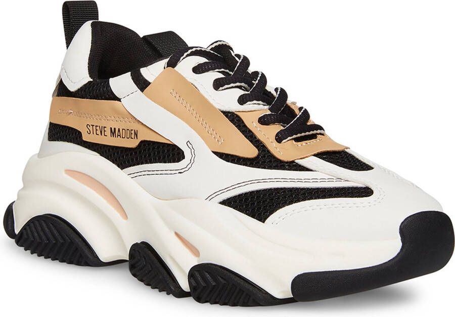 STEVE MADDEN Possession-E tan Zwart Kunststof Lage sneakers Dames - Foto 6