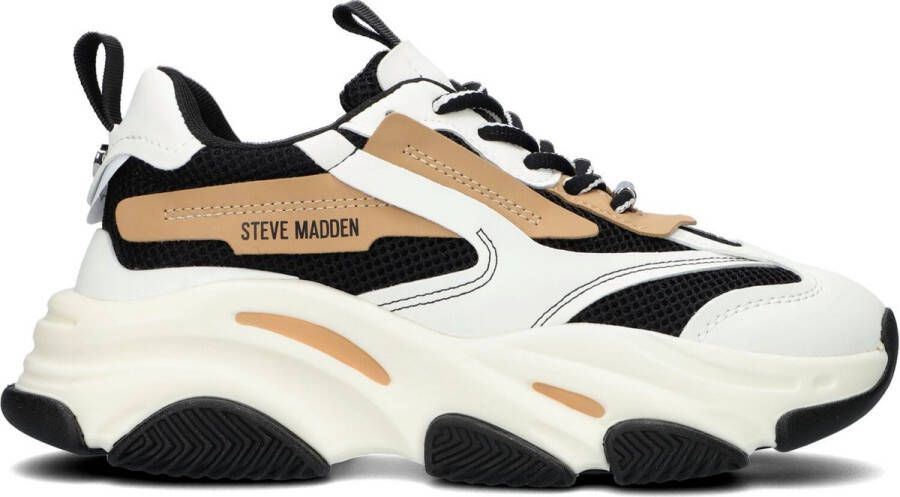 STEVE MADDEN Possession Zwart Leer Lage sneakers Dames