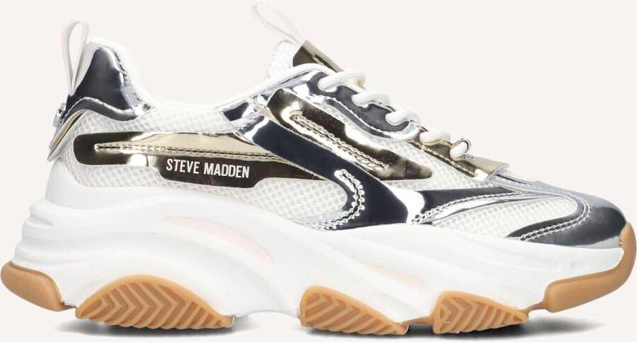 Steve Madden Zilveren Possession Chunky Sneakers