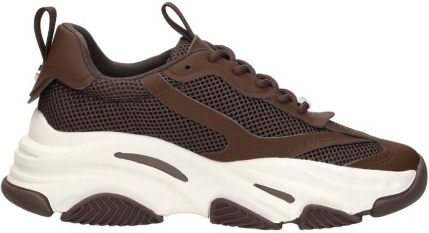 Steve Madden Possession Sneakers Laag Donkerbruin
