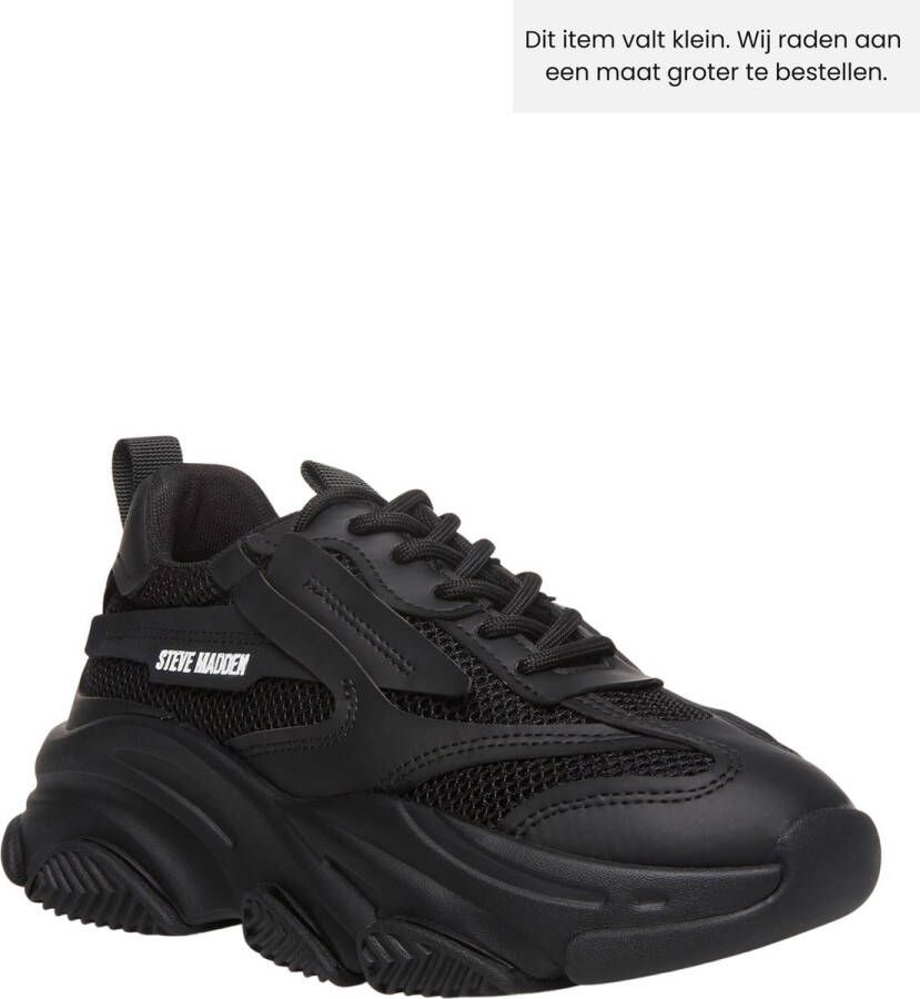 Steve Madden Possession-E Sneaker Dames Casual Schoenen Zwart Dames - Foto 14
