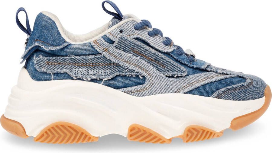 Steve Madden Possession Lage sneakers Leren Sneaker Dames Blauw - Foto 2