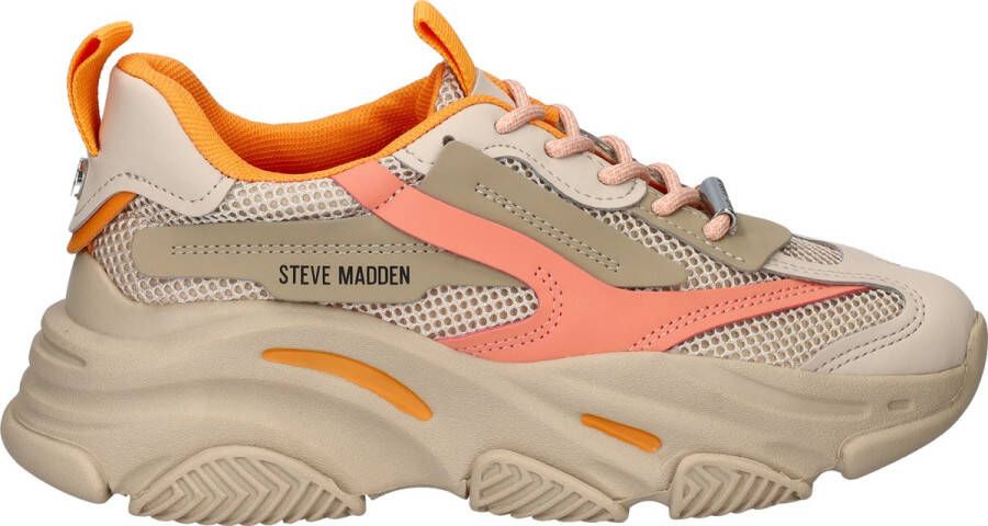 STEVE MADDEN Possession-E greige orange Beige Textiel Lage sneakers Dames