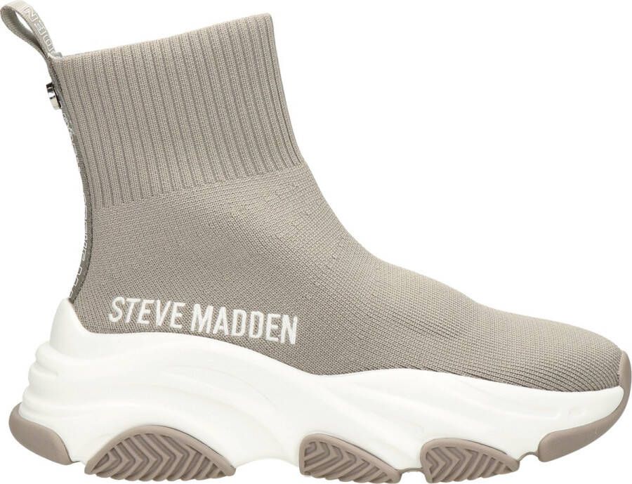 Steve Madden Prodigy dames sneaker Beige wit