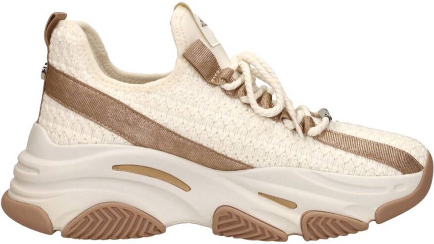 STEVE MADDEN Project cream gold Beige Nylon Lage sneakers Dames