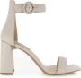 Steve Madden Riveting Hoge Hak Sandalen White Dames - Thumbnail 1