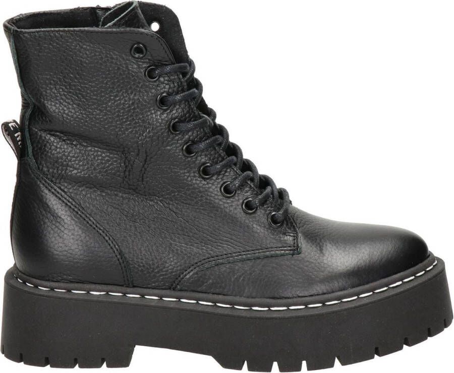 Steve Madden Skylar dames veterboot Zwart