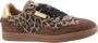 Steve Madden Ethora-L suède sneakers met panterprint beige lila - Thumbnail 2
