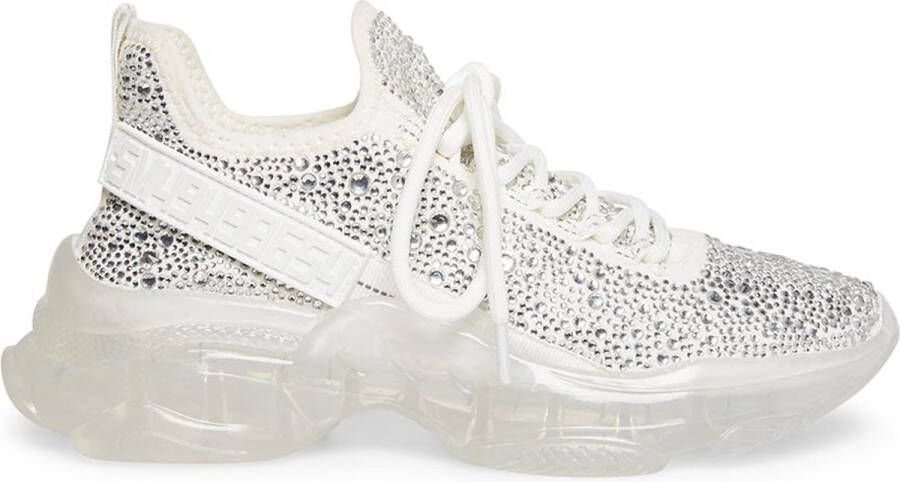 Steve Madden Maxima-R Sports Sneakers voor vrouwen White Dames