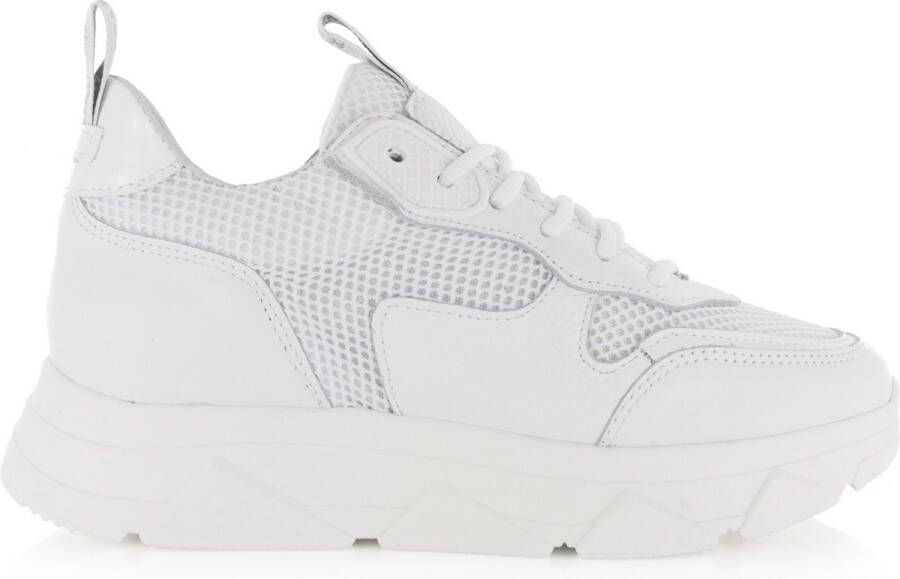Steve Madden pitty sneakers dames wit white-mesh synthetisch