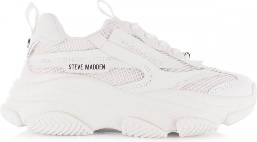 STEVE MADDEN Possession Wit Leer Lage sneakers Dames - Foto 12