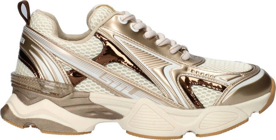 STEVE MADDEN Speedster-E silver gold Beige Synthetisch Lage sneakers Dames - Foto 2