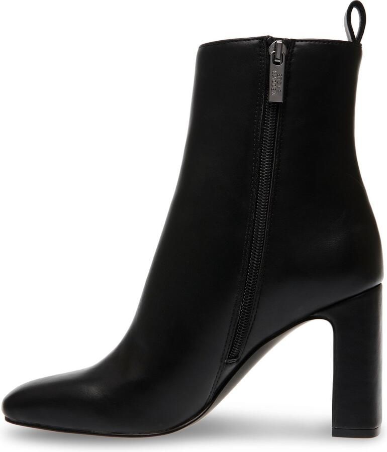 Steve Madden Adelisa Laarzen Zwarte Haklaarzen met Ritssluiting Black Dames