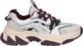 Steve Madden Animates-E chunky sneakers donkerrood grijs - Grijs