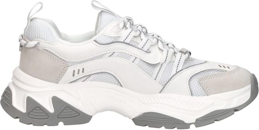STEVE MADDEN Sneakers laag 'Animates-E' ecru grijs wit