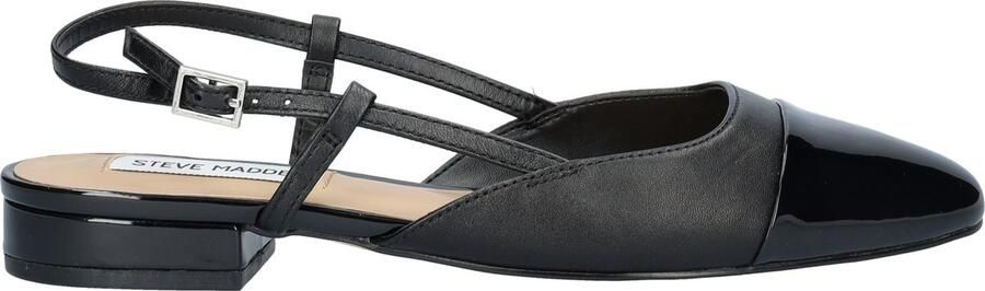 Steve Madden Belinda lakleren slingback ballerina's zwart - Foto 4