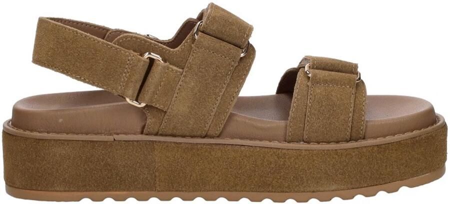 Steve Madden Bigmona Sandalen Plat Cognac