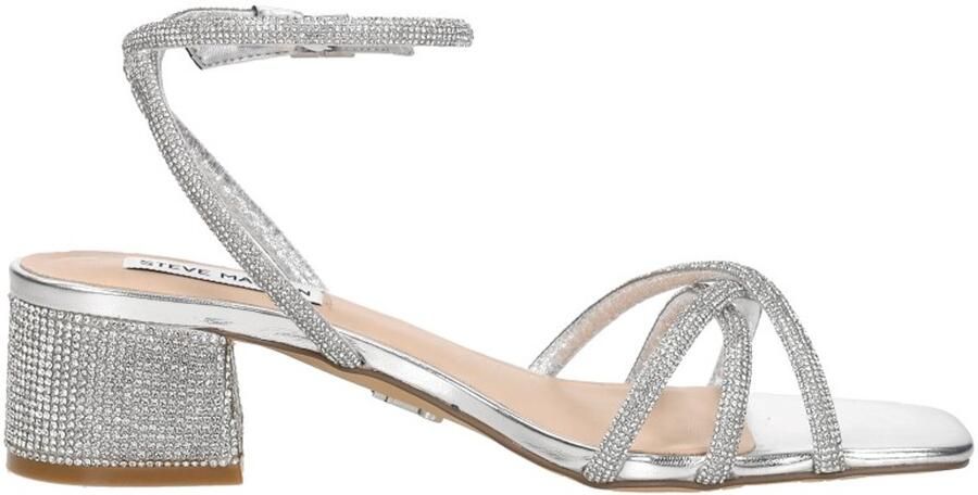 Steve Madden Cerena Sandalen Hak Zilverkleur