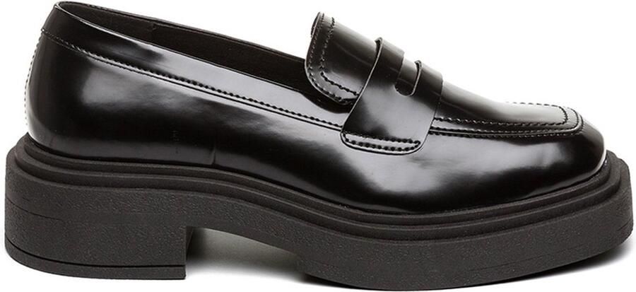 Steve Madden Charley chunky loafers zwart