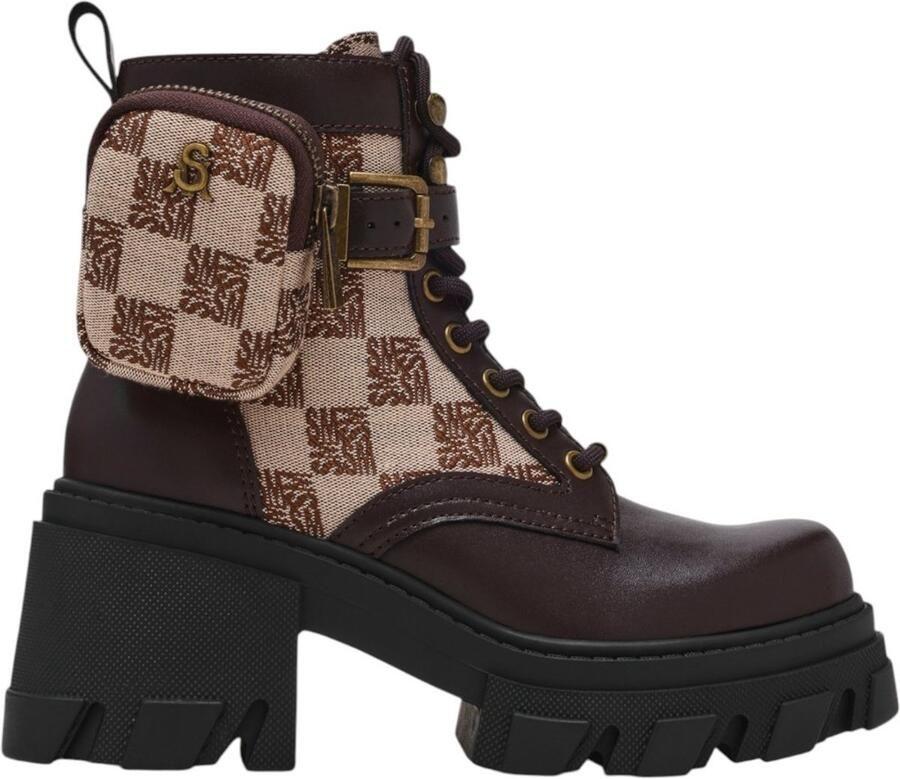 Steve Madden Dames Laars Bruin SM11005853 003 Barracks-Sm