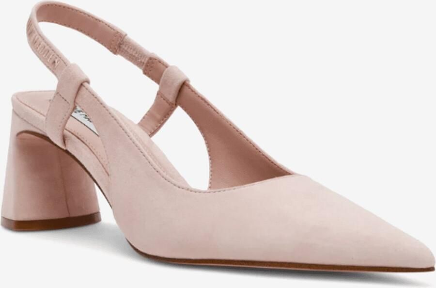 Steve Madden Dames Slingback Evanston Blush Suede Rose