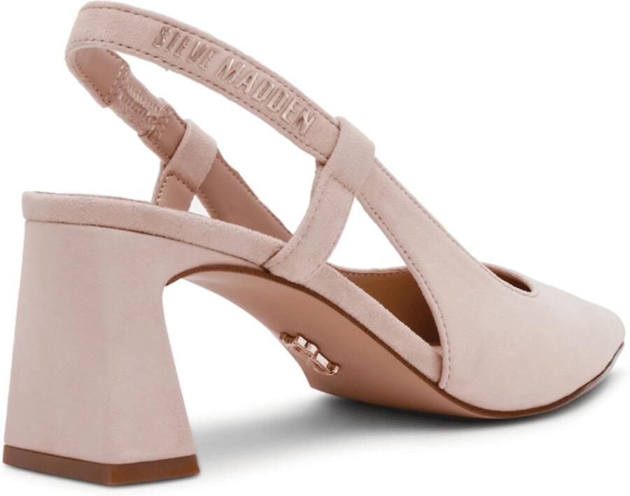 Steve Madden Dames Slingback Evanston Blush Suede Roze