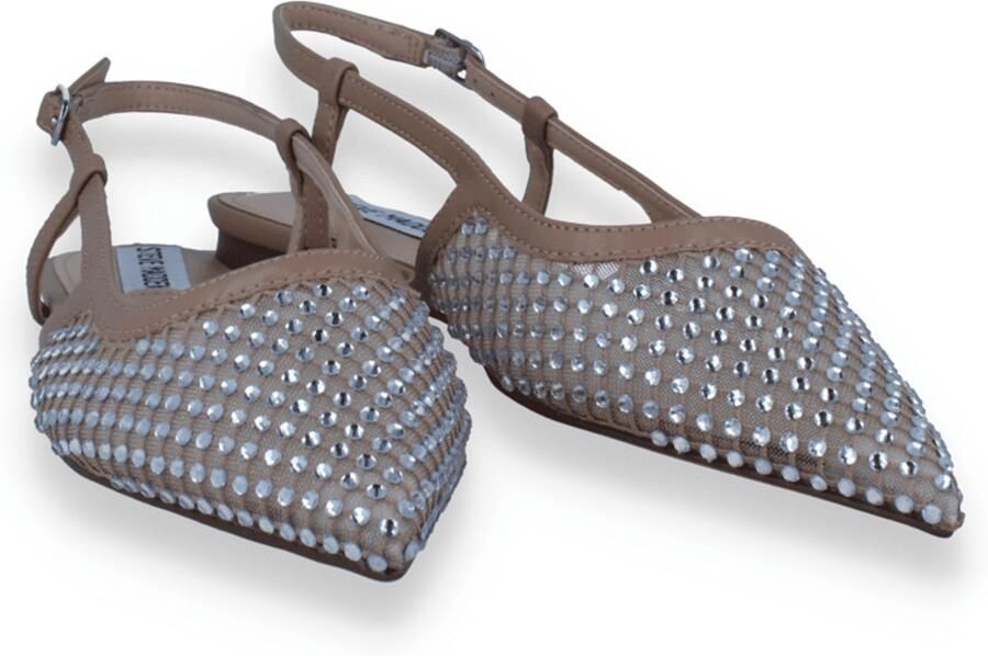 Steve Madden Dames Slingback Slingshot-mr Tan Mesh Cognac