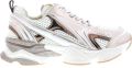 STEVE MADDEN Speedster-E silver gold Beige Synthetisch Lage sneakers Dames - Beige