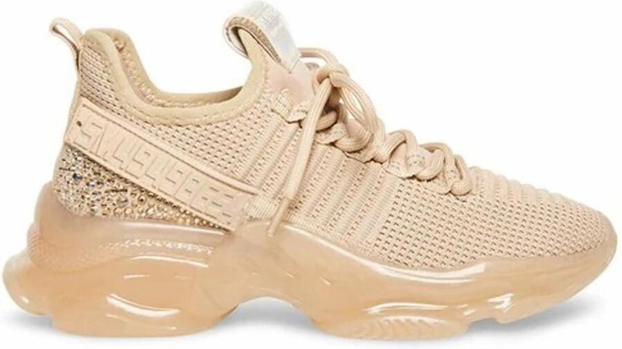 Steve Madden Runner Sneaker bruin Tinten Maxilla-r Lage sneakers Dames Beige
