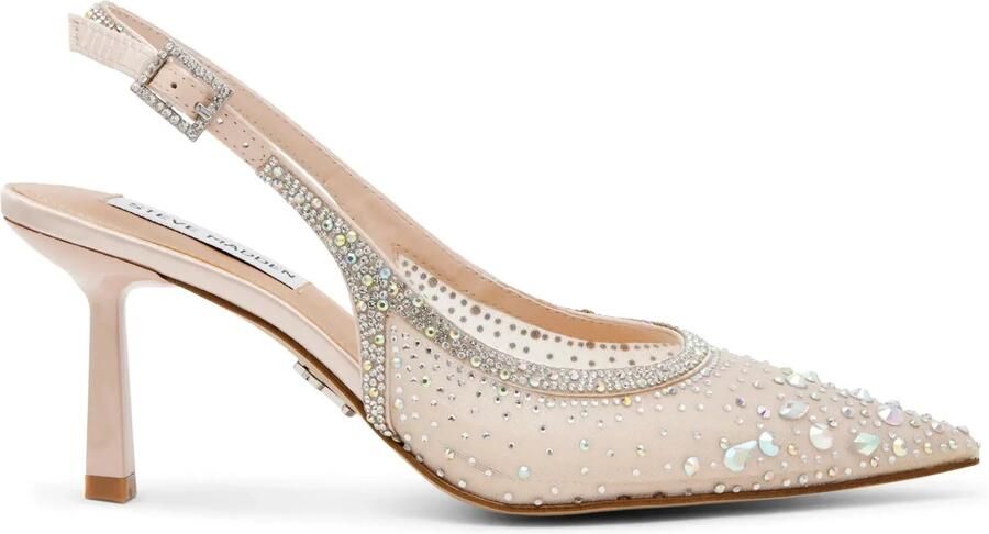 Steve Madden Vero slingback pumps met strass champagne