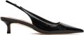 Steve Madden lak slingback pumps zwart - Zwart