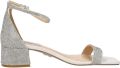 Steve Madden Sandaaltjes met strass-steentjes Model 'Gena' - Zilverkleur