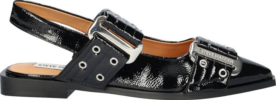 STEVE MADDEN Grand Ave slingbacks Zwart Synthetisch Slingback sandalen Dames