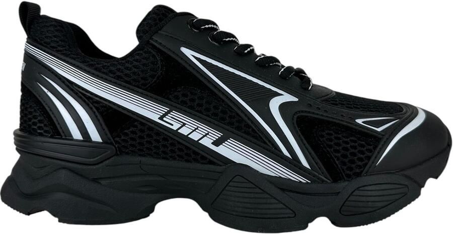 Steve Madden Heren Sneakers Zwart SM12000842 001 Speedometer